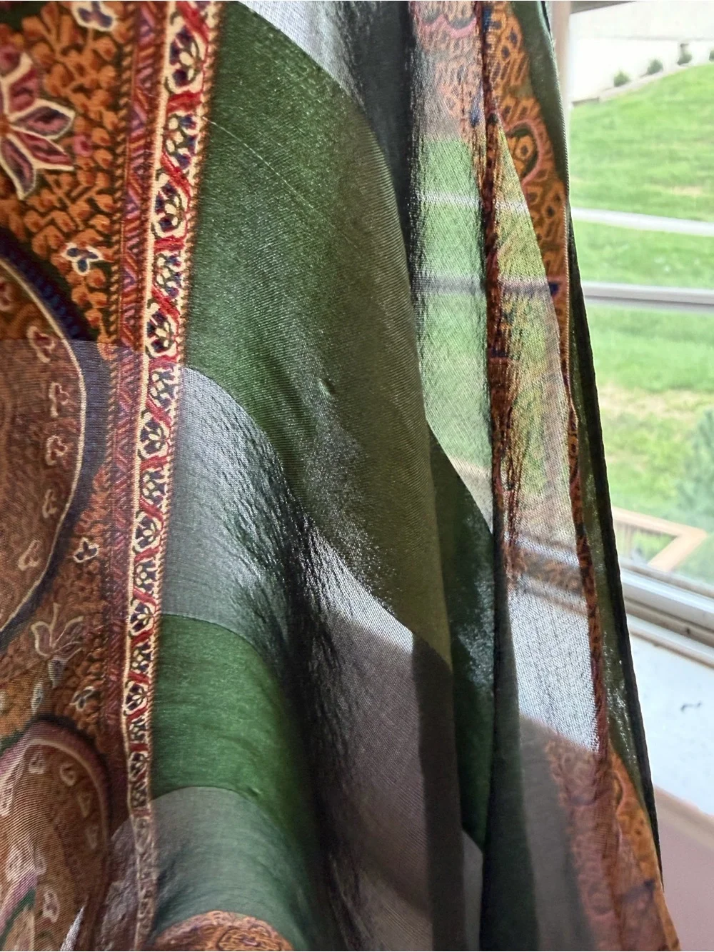 Silk Scarves,Lauren & Unknown,Set of 2